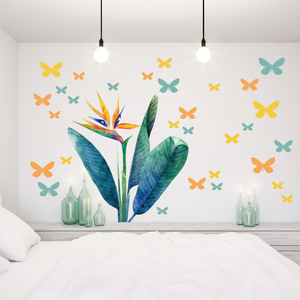 Bird of Paradise Wall Decal