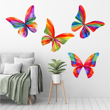 Load image into Gallery viewer, Bold Beautiful Butterfly Wall Decal Set
