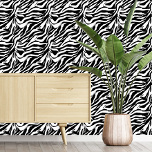 Load image into Gallery viewer, Zebra Print Wallpaper
