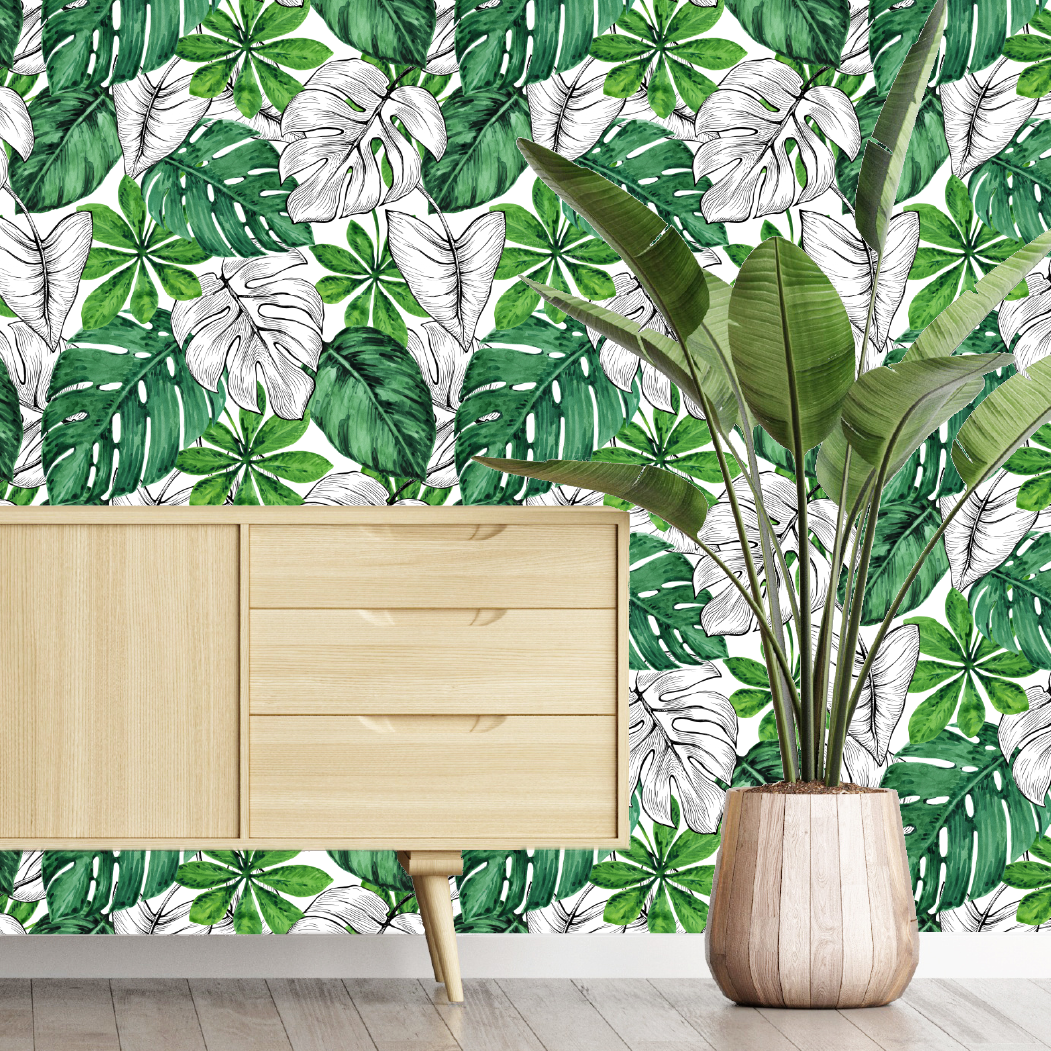 Tropical Leaves Wallpaper