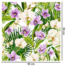 Load image into Gallery viewer, Tropical Orchid Wallpaper
