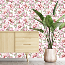 Load image into Gallery viewer, Blooming Magnolia Wallpaper

