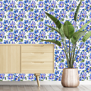 Blue Irises Wallpaper