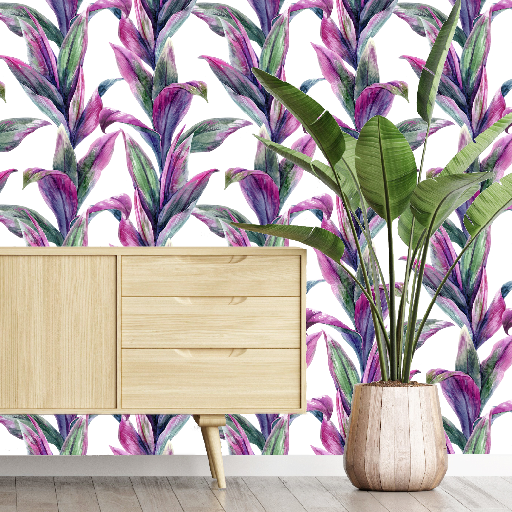 Purple Tropics Wallpaper