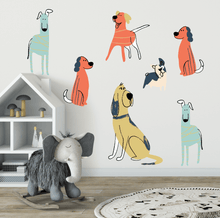 Load image into Gallery viewer, Pack of Poochies Wall Decal Set
