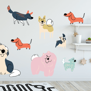 Poochie Party Wall Decal Set