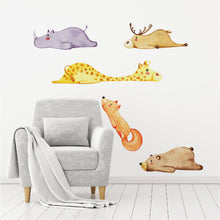 Load image into Gallery viewer, Animal Kingdom Wall Decal Set
