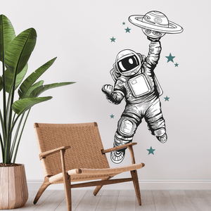 Captain Space Wall Decal (6 colours)