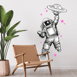 Captain Space Wall Decal (6 colours)