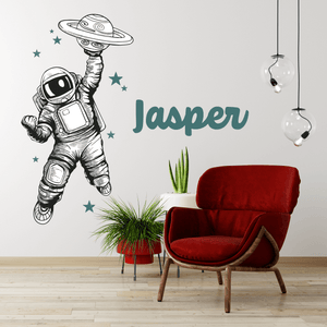 Captain Space 'Personalised' Wall Decal Set (6 colours)