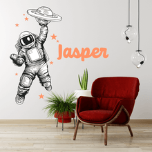 Load image into Gallery viewer, Captain Space &#39;Personalised&#39; Wall Decal Set (6 colours)
