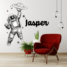 Load image into Gallery viewer, Captain Space &#39;Personalised&#39; Wall Decal Set (6 colours)
