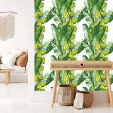 Load image into Gallery viewer, Tropical Banana Split Wallpaper
