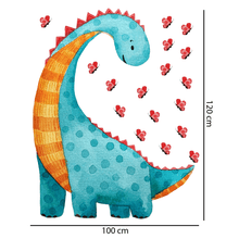 Load image into Gallery viewer, Dinosaur Big Blue Wall Decal
