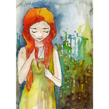 Load image into Gallery viewer, Bonnie Red Watercolour Wall Art
