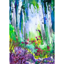 Load image into Gallery viewer, Birch Forest Watercolour Wall Art
