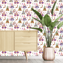 Load image into Gallery viewer, Boho Teepee Wallpaper
