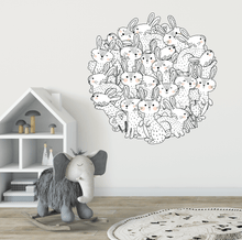 Load image into Gallery viewer, Bundle of Bunnies Wall Decal
