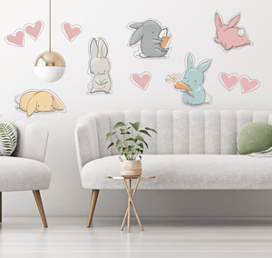 Bunny Babes Wall Decal
