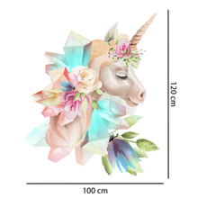 Load image into Gallery viewer, Crystal the Unicorn Wall Decal
