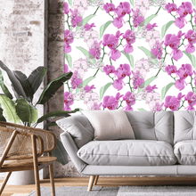 Load image into Gallery viewer, Delicate Orchid Flower Wallpaper
