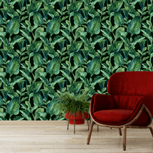 Load image into Gallery viewer, Designer Vintage Leaf Wallpaper
