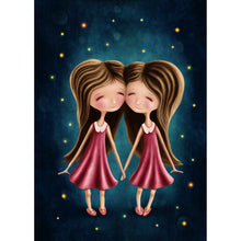 Load image into Gallery viewer, Zodiac Star Sign Gemini Wall Art
