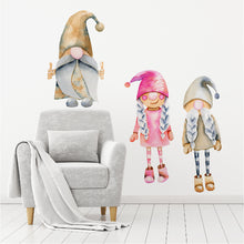 Load image into Gallery viewer, Gnome Alone Wall Decal Set
