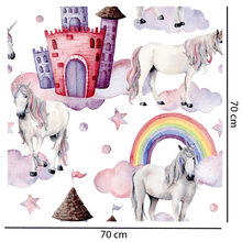 Load image into Gallery viewer, Unicorn Kingdom Wallpaper
