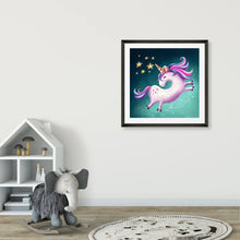 Load image into Gallery viewer, Leaping Unicorn Wall Art
