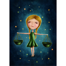 Load image into Gallery viewer, Zodiac Star Sign Libra Wall Art

