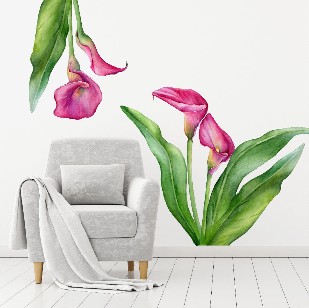 Sweet Lily Wall Decal Set