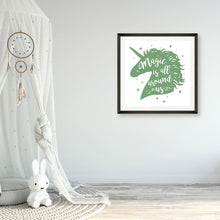 Load image into Gallery viewer, Unicorn Magic Wall Art
