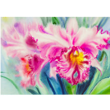 Load image into Gallery viewer, Neo Orchid Flower Wall Art
