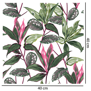 Pink Botanic Wallpaper
