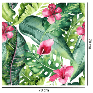 Tropical Pink Hibiscus Wallpaper