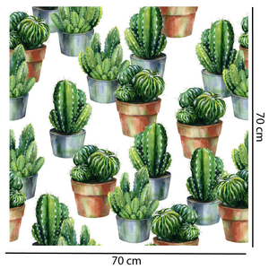 Cactus Pots Wallpaper