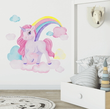 Load image into Gallery viewer, Prancing Unicorn Wall Decal
