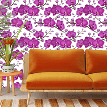 Load image into Gallery viewer, Purple Orchid Wallpaper
