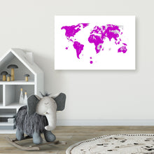 Load image into Gallery viewer, World Map Wall Art
