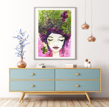 Load image into Gallery viewer, Queen Marie Watercolour Wall Art
