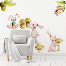 Load image into Gallery viewer, Rascally Rabbits Wall Decal Set
