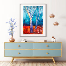 Load image into Gallery viewer, Red Earth Watercolour Wall Art
