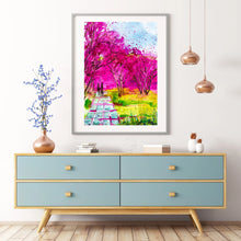Load image into Gallery viewer, Amber Walk Watercolour Wall Art
