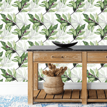Load image into Gallery viewer, Simply Laurel Leaf Wallpaper
