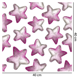 Puffy Pink Star Wallpaper