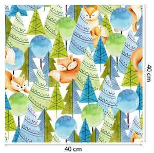 Fox in the Woods Wallpaper