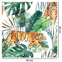 Load image into Gallery viewer, Tropical Tiger Wallpaper
