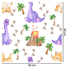 Load image into Gallery viewer, Purple Pete Dinosaur Wallpaper
