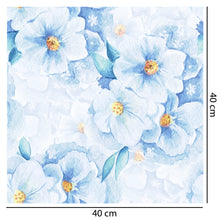 Load image into Gallery viewer, Powder Blue Floral Wallpaper
